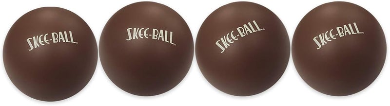 Skee-Ball Official Home Arcade Deluxe Replacement Game Balls - Authentic Arcade Play - Set of (4) 2.5 inch Diameter Wall-Safe Rubber Balls - Image 2